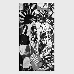 Бандана-труба Monster energy black sticker, цвет: 3D-принт — фото 2