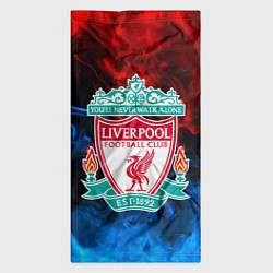 Бандана-труба Liverpool огненный дым текстура, цвет: 3D-принт — фото 2