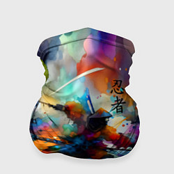Бандана Ninja - watercolor impressionism