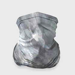 Бандана-труба Абстракция - white smoke on gray background, цвет: 3D-принт
