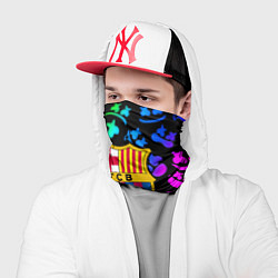 Бандана-труба Барселона x Маршмэллоу неоновый градиент, цвет: 3D-принт — фото 2