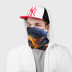 Бандана-труба Огнегривый скакун, цвет: 3D-принт — фото 2