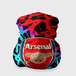 Бандана Arsenal граффити неон