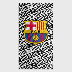 Бандана-труба Барселона х Ювентус паттерн, цвет: 3D-принт — фото 2