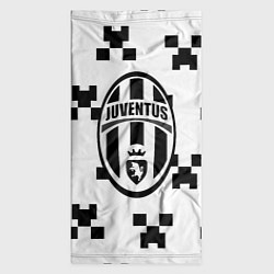 Бандана-труба Juventus x minecraft pattern, цвет: 3D-принт — фото 2