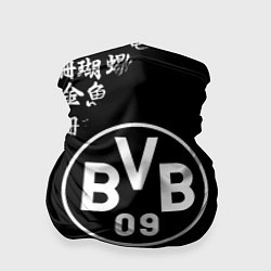 Бандана-труба Borussia китайские символы текстура, цвет: 3D-принт