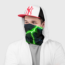 Бандана-труба Green split, цвет: 3D-принт — фото 2