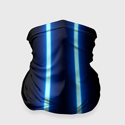 Бандана-труба Color blue neon, цвет: 3D-принт