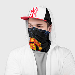 Бандана-труба Манчестер Юнайтед лёд и огонь, цвет: 3D-принт — фото 2