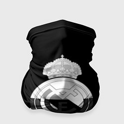 Бандана-труба Реал Мадрид огонь белый, цвет: 3D-принт