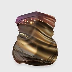 Бандана-труба Переливающийся расплавленный металл, цвет: 3D-принт