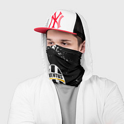 Бандана-труба Ювентус черепа краски, цвет: 3D-принт — фото 2