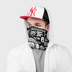 Бандана-труба Манчестер сити логотипы игр, цвет: 3D-принт — фото 2