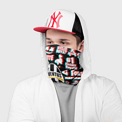 Бандана-труба Ювентус x фортнайт глитч, цвет: 3D-принт — фото 2