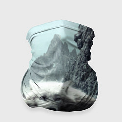 Бандана-труба Волк в горах, цвет: 3D-принт