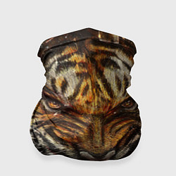 Бандана-труба Злобный тигр, цвет: 3D-принт