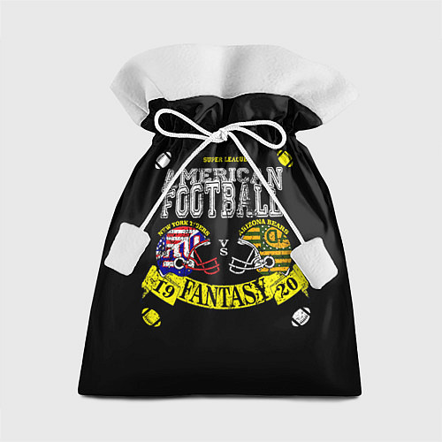 Подарочный мешок American football / 3D-принт – фото 1