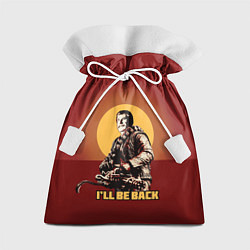 Мешок для подарков Stalin: Ill Be Back, цвет: 3D-принт
