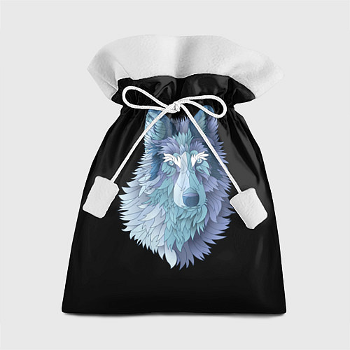 Подарочный мешок Седой волк / 3D-принт – фото 1
