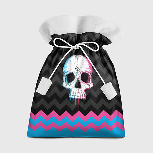 Подарочный мешок Colored Skull / 3D-принт – фото 1