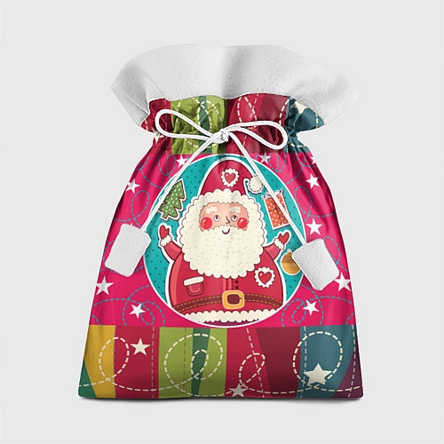 Подарочный мешок Дед мороз / 3D-принт – фото 1