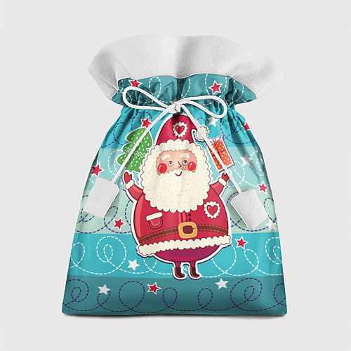 Подарочный мешок Дед мороз с подарками / 3D-принт – фото 1
