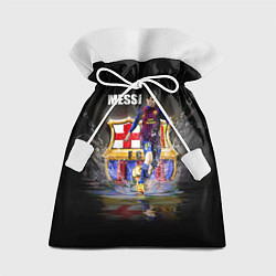 Мешок для подарков Messi FCB, цвет: 3D-принт