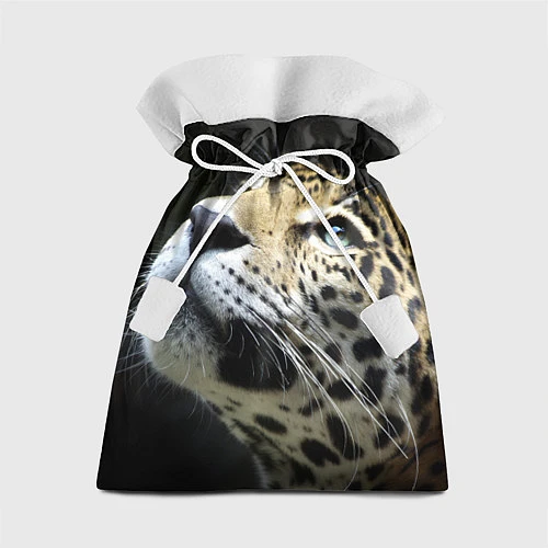 Подарочный мешок Хищный леопард / 3D-принт – фото 1