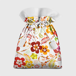 Мешок для подарков Летние цветы, цвет: 3D-принт