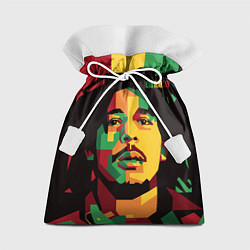 Мешок для подарков Боб Марли, цвет: 3D-принт