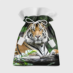 Мешок для подарков Тигр в джунглях, цвет: 3D-принт