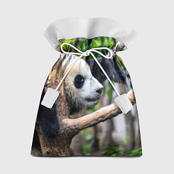 Мешок для подарков Бамбуковый медведь, цвет: 3D-принт