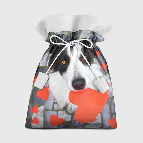 Подарочный мешок Влюбленный щенок / 3D-принт – фото 1