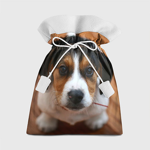 Подарочный мешок Глазастый щенок / 3D-принт – фото 1
