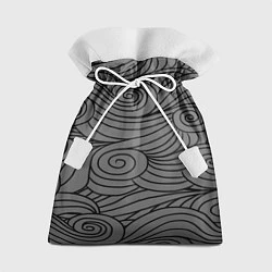 Мешок для подарков Gray pattern, цвет: 3D-принт