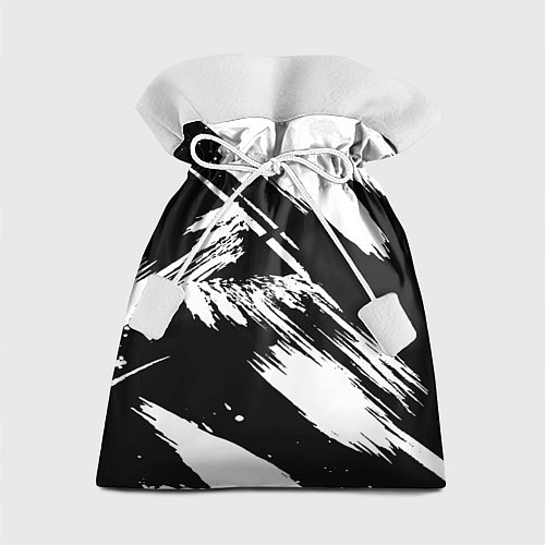 Подарочный мешок Чёрно-белый / 3D-принт – фото 1