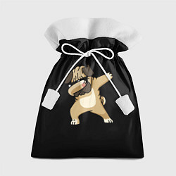 Мешок для подарков Mops Dab, цвет: 3D-принт