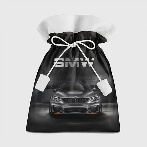 Подарочный мешок BMW серебро / 3D-принт – фото 1