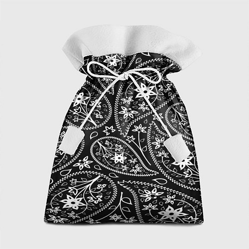 Подарочный мешок Black cucumber pattern / 3D-принт – фото 1