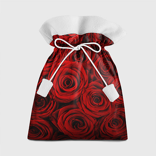 Подарочный мешок Красные розы / 3D-принт – фото 1