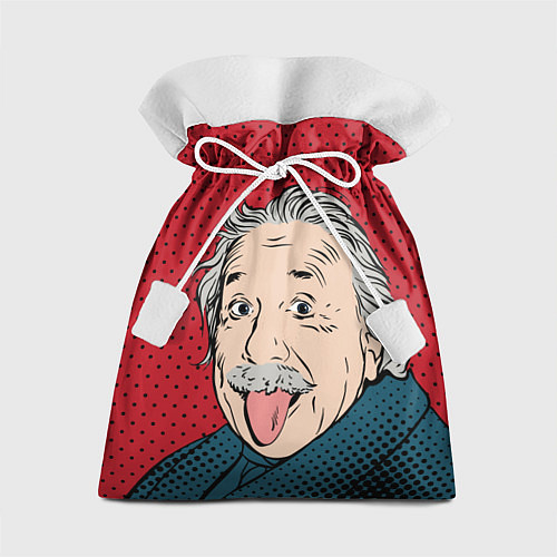 Подарочный мешок Альберт Эйнштейн: Поп-арт / 3D-принт – фото 1