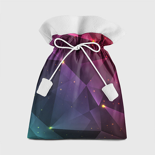 Подарочный мешок Colorful triangles / 3D-принт – фото 1