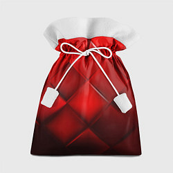 Мешок для подарков Red squares, цвет: 3D-принт