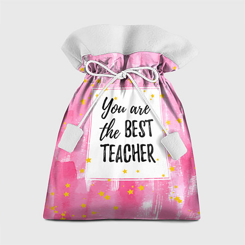 Подарочный мешок Лучший учитель / 3D-принт – фото 1
