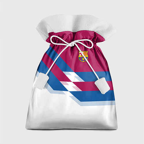 Подарочный мешок Barcelona FC: White style / 3D-принт – фото 1