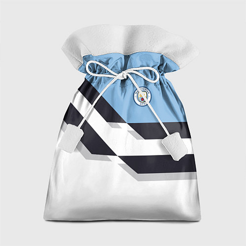Подарочный мешок Manchester City FC: White style / 3D-принт – фото 1