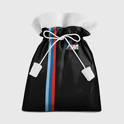 Мешок для подарков BMW BLACK COLLECTION БМВ, цвет: 3D-принт