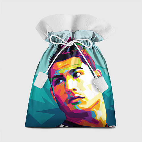 Подарочный мешок Cristiano Ronaldo Art / 3D-принт – фото 1