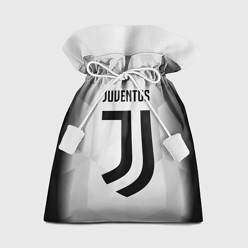 Подарочный мешок FC Juventus: Silver Original / 3D-принт – фото 1