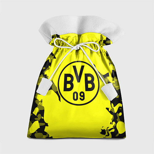 Подарочный мешок FC Borussia Dortmund: Yellow & Black / 3D-принт – фото 1